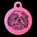 Shih Tzu Engraved 31mm Large Round Pet Dog ID Tag